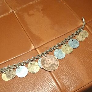 Coin Charm Bracelet